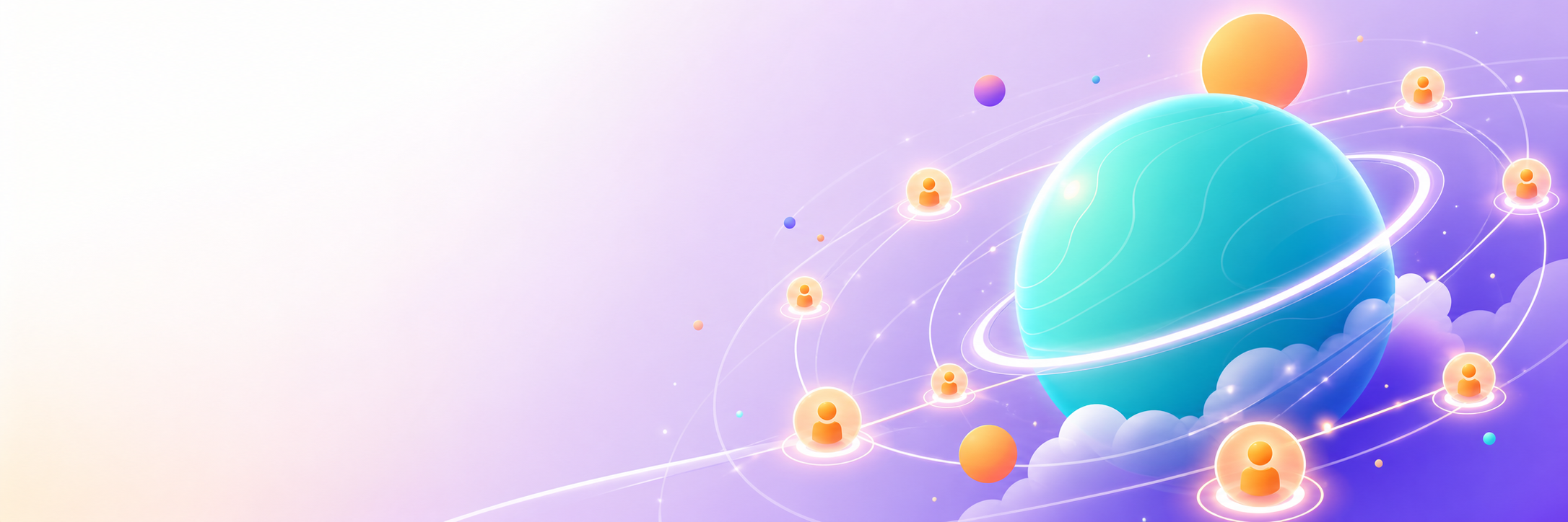 A bright connected world representing the TDL community